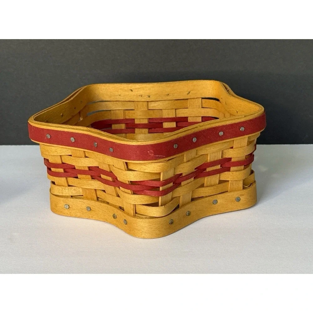 NEW Longaberger Tree Trimming 2001 Twinkle Twinkle Basket Set SIGNED Liner/Charm